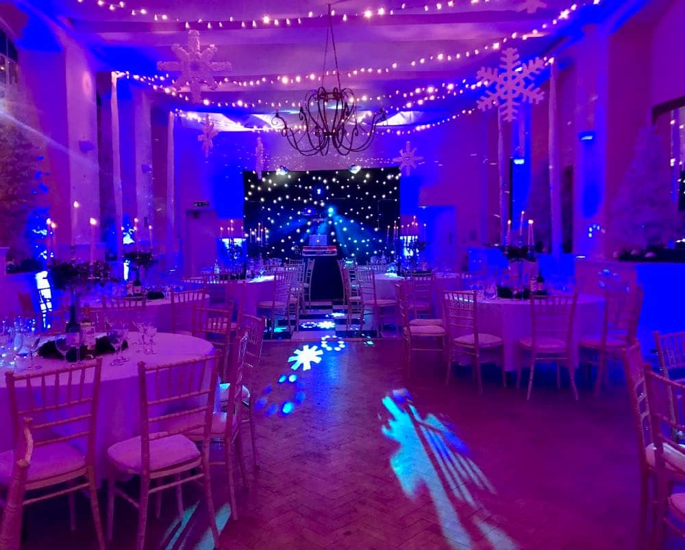 Winter Wonderland Themed Party Space