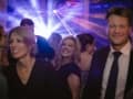 Image of happy wedding guests.