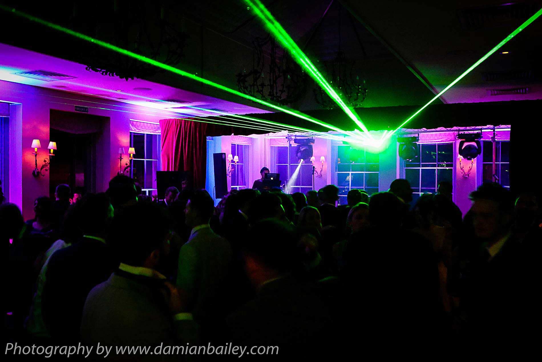 Image of a Lazer in Green with stage